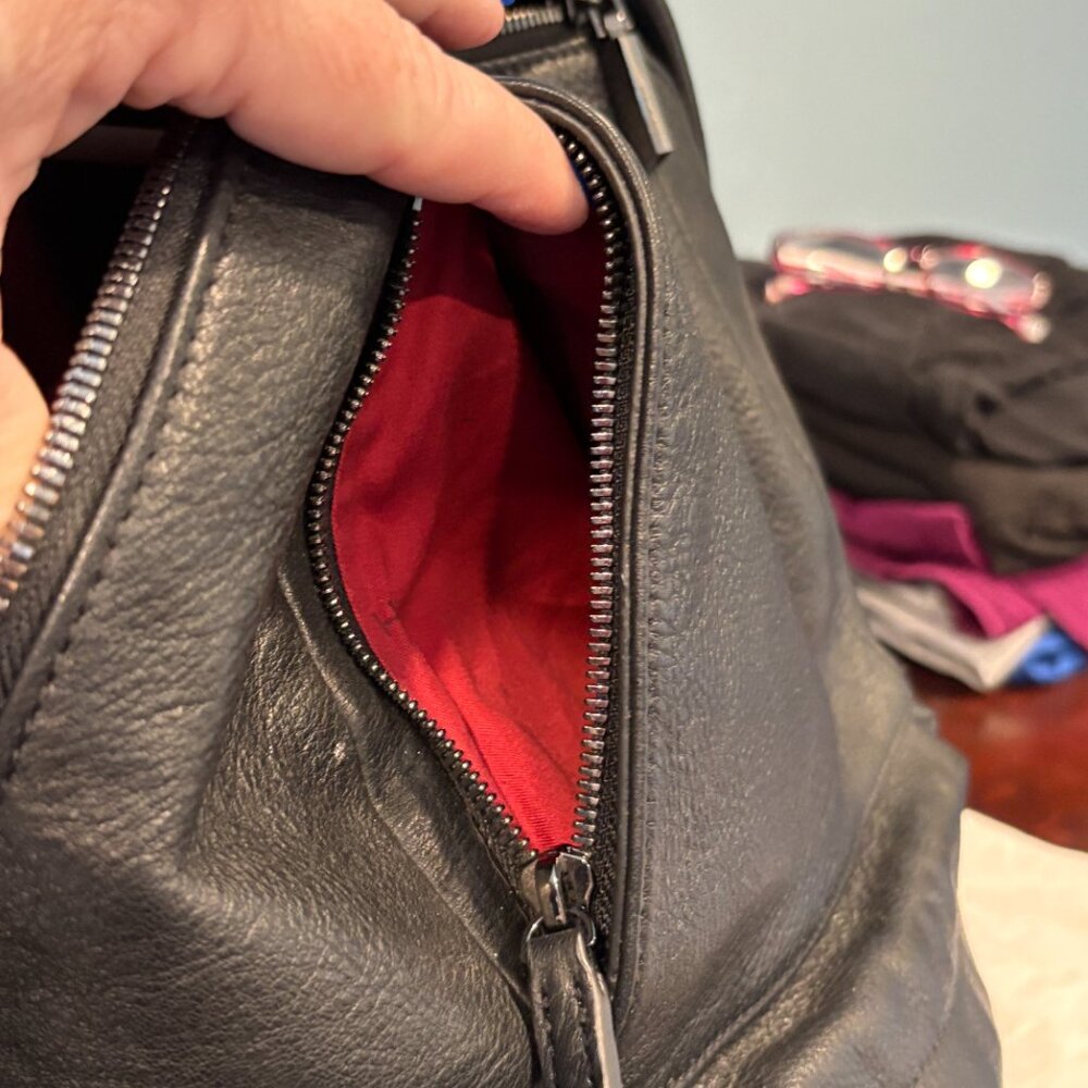 Hammitt Black Leather Backpack - Picture 8 of 13